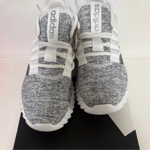 Adidas Kaptir Flow Cloud White Core Black Running Shoes.